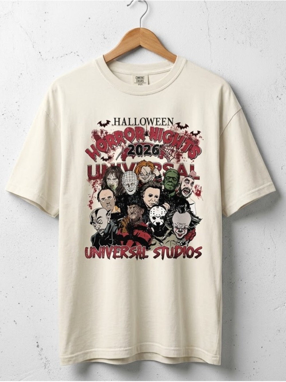 Comfort Horror Nights Universal Studios 2026 Shirt